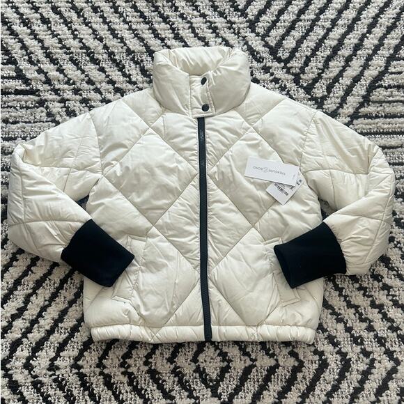 Treasure & Bond Girls Diamond Quilted Puffer Jacket Large 10/12 NWT
